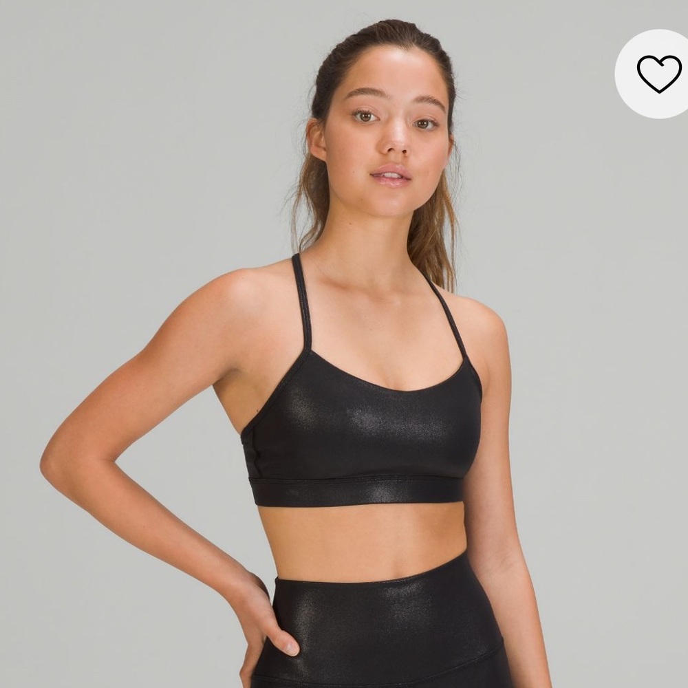 NWOT Lululemon Flow Y Bra Nulu Shine Light Support A-C Cups Size 6